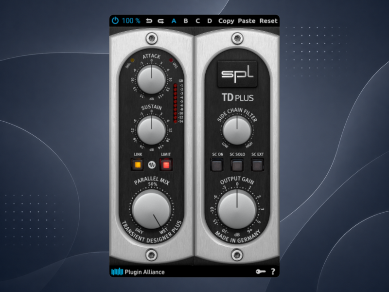 Plugin Alliance SPL Transient Designer Plus拾音资源网 - 调音师VST插件 | 效果包 | 混音资源免费下载VST15