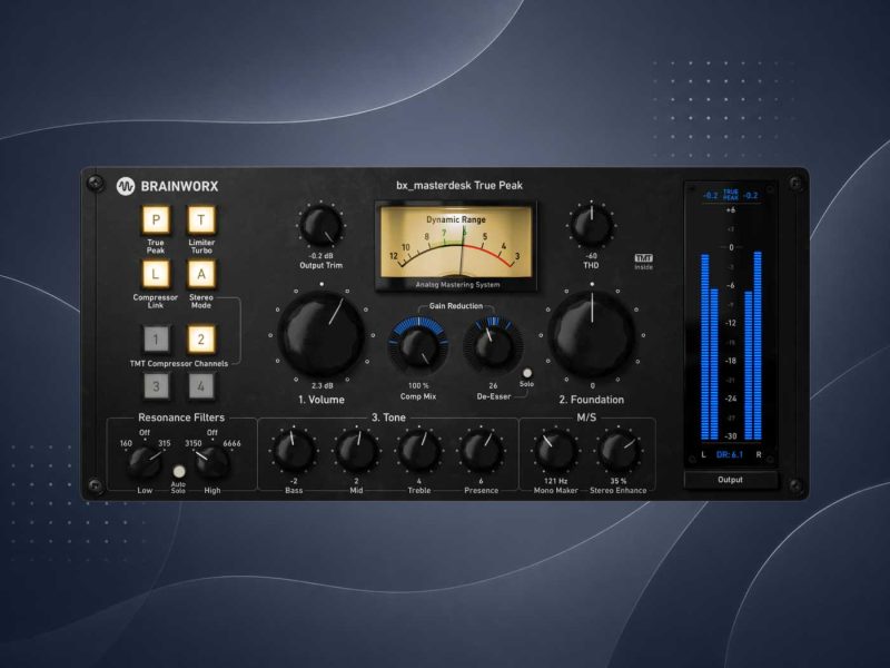 Plugin Alliance bx_masterdesk True Peak拾音资源网 - 调音师VST插件 | 效果包 | 混音资源免费下载VST15