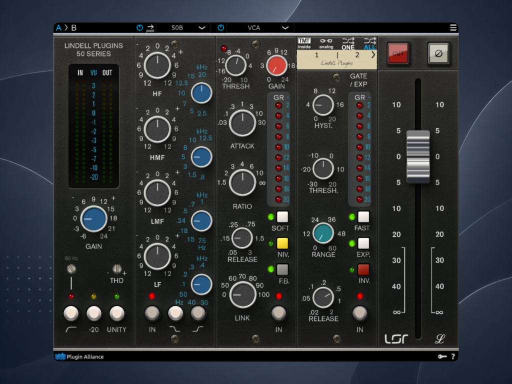 Plugin Alliance Lindell 50 Channel拾音资源网 - 调音师VST插件 | 效果包 | 混音资源免费下载VST15